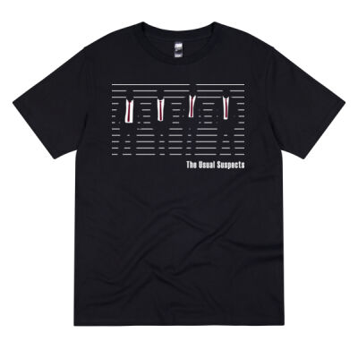 Suspect Line Up on Dark Tee Thumbnail